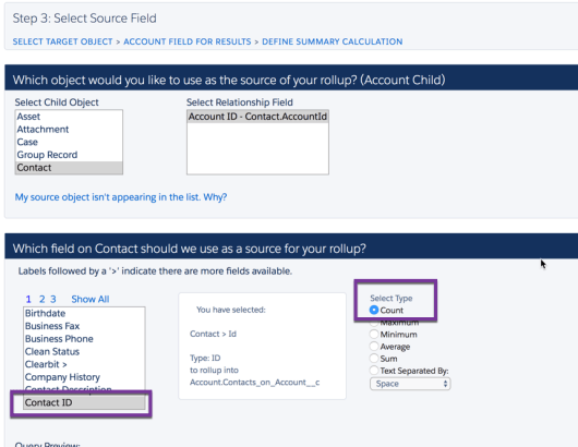 Select target object